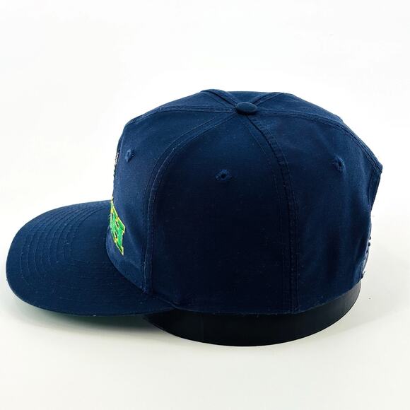 Vintage NOTRE DAME Fighting Irish Hat Cap SnapBack Script Leprechaun Twill NCAA - Picture 3 of 9